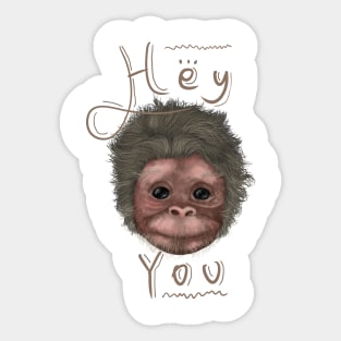 Monkey Sticker